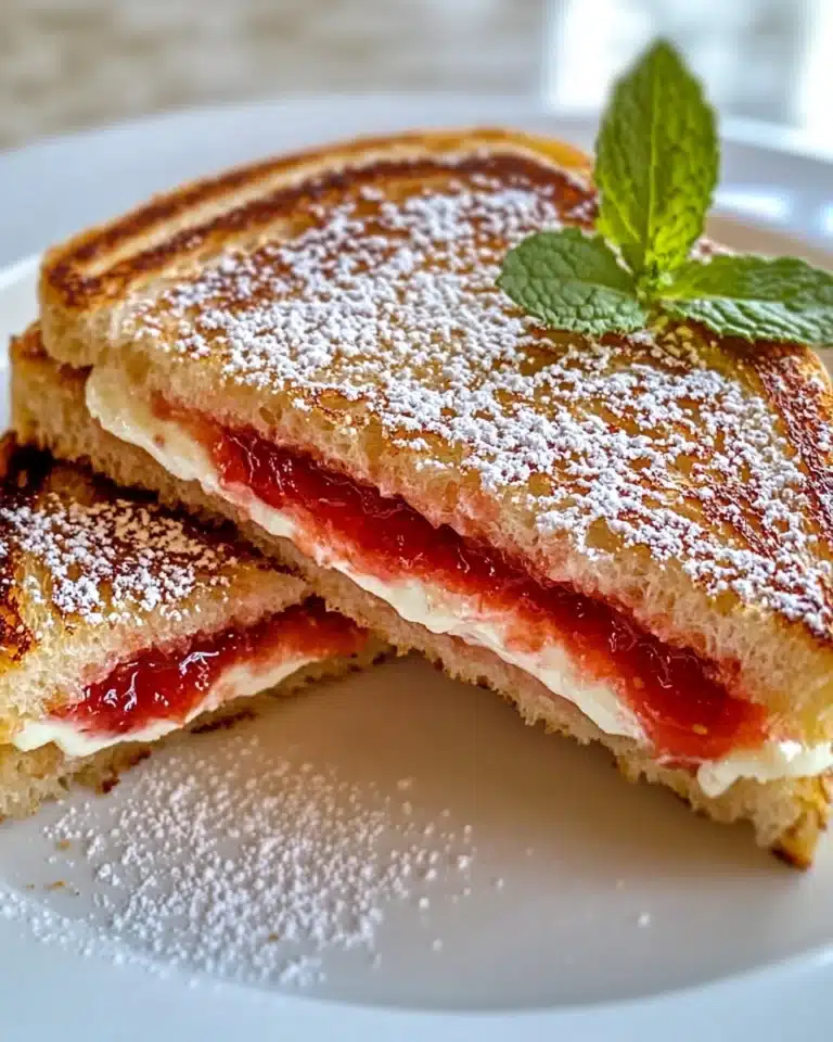 Strawberry Cheesecake French Toast Sandwiches Recipe