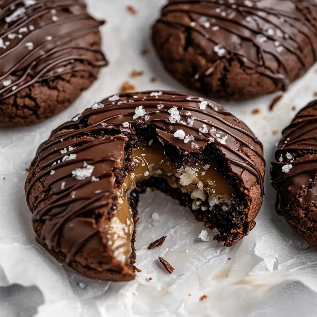 Coconut Caramel Stuffed Samoa Cookies Recipe - Recipe Image
