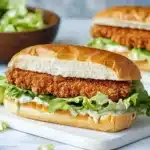 Crispy Chicken Caesar Baguette Recipe