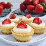 Strawberry Cheesecake Cookie Cup Delights Recipe