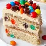 Peanut Butter M&M’S Cake with Creamy Frosting Recipe