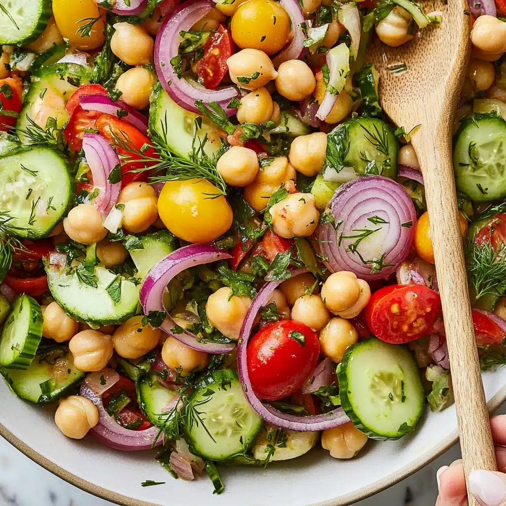 Mediterranean Chickpea Herb Salad Recipe - Recipe Image