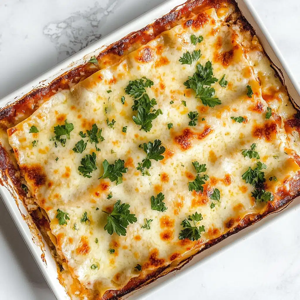 Creamy Spinach Mushroom Lasagna Recipe - Recipe Image