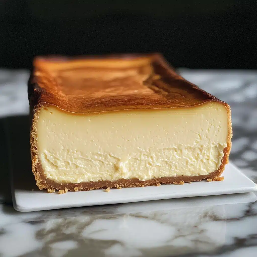 Loaf Pan Basque Cheesecake Recipe - Recipe Image