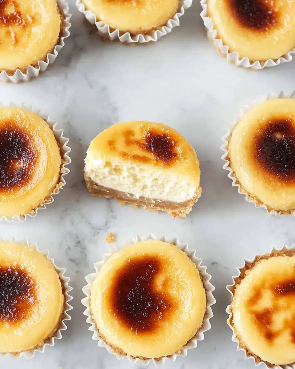 Mini Creme Brûlée Cheesecakes Recipe - Recipe Image
