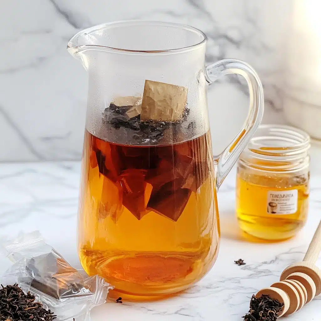 Peach And Honey Iced Tea Recipe - Recipe Image