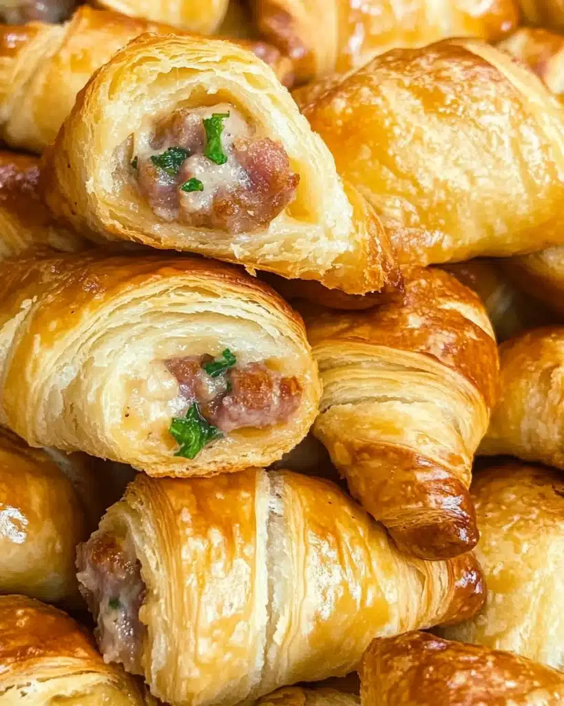 Rotel Sausage Crescent Bites Recipe