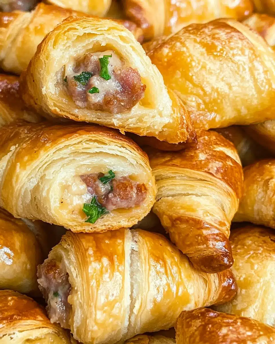 Rotel Sausage Crescent Bites Recipe