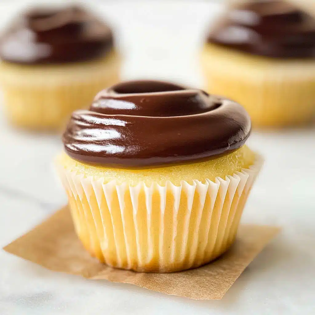 Boston Cream Pie Cupcakes Recipe - Recipe Image