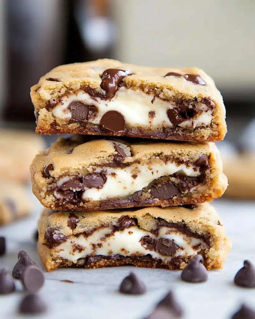 Cheesecake-Stuffed Chocolate Chip Cookie Bombs Recipe
