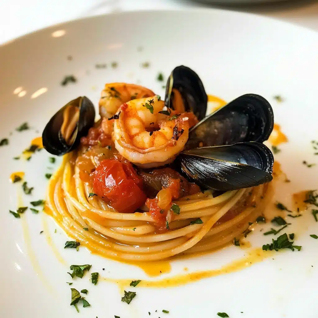 Lemony Shrimp and Mussel Pasta Recipe - Recipe Image
