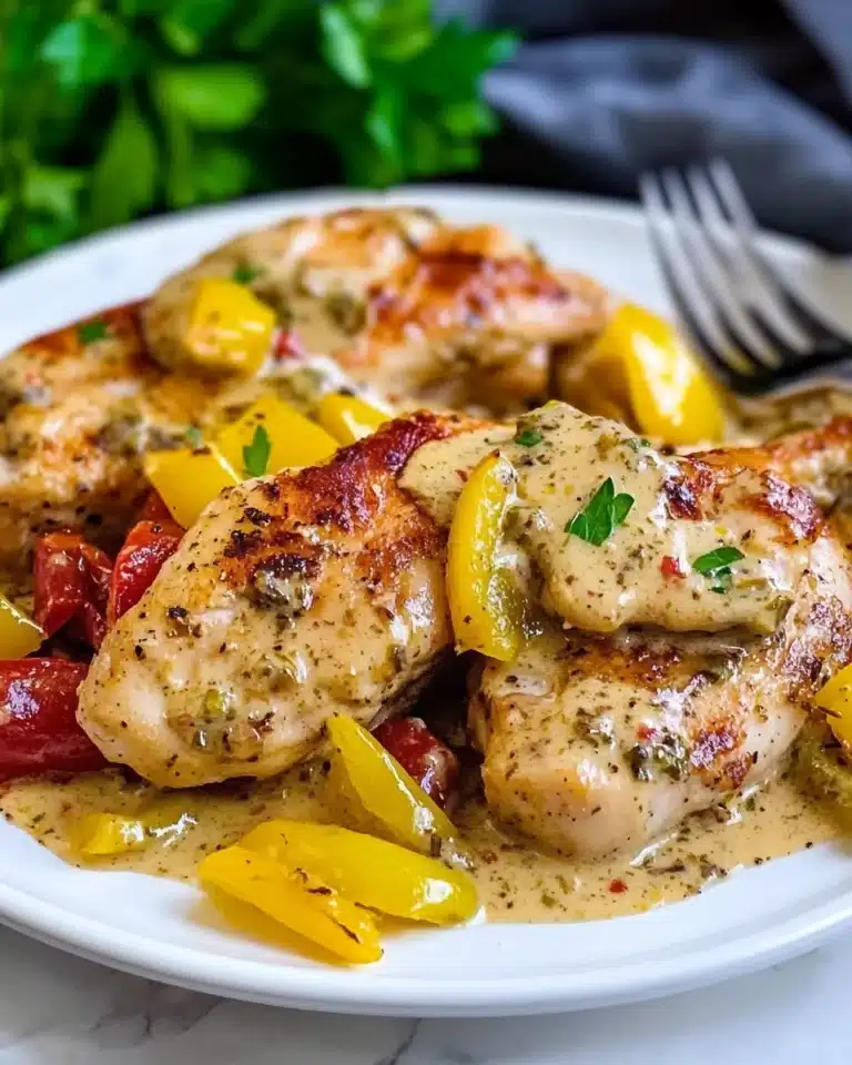 Creamy Pepperoncini Chicken Delight Recipe