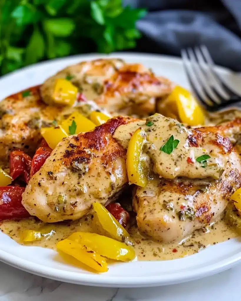 Creamy Pepperoncini Chicken Delight Recipe