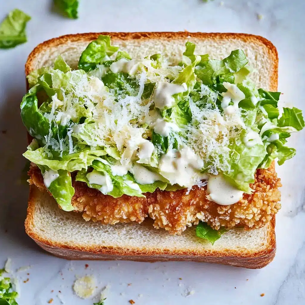 Crispy Chicken Caesar Baguette Recipe - Recipe Image