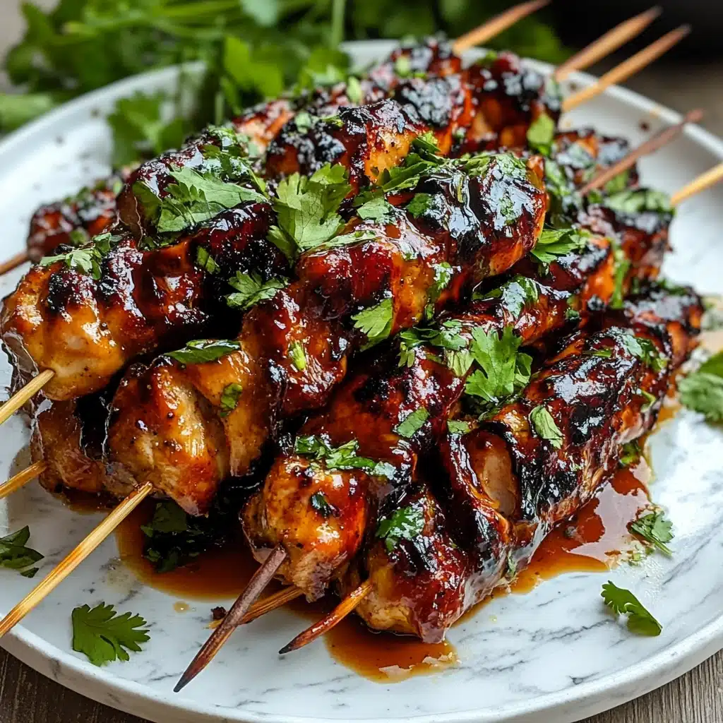 Honey Chipotle Grilled Chicken Skewers Recipe - Recipe Image