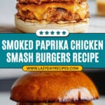 Smash Chicken Burger Deluxe Recipe