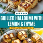 Lemon-Thyme Halloumi Skewers Recipe
