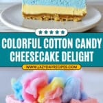 Cotton Candy JELLO Cheesecake Recipe