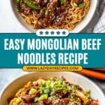 Savory Mongolian Beef Noodle Stir-Fry Recipe