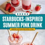Summer Pink Drink (Starbucks Inspired) Recipe