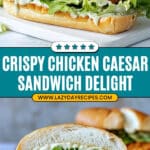 Crispy Chicken Caesar Baguette Recipe