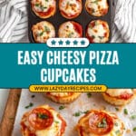 Cheesy Pepperoni Pizza Muffins Recipe