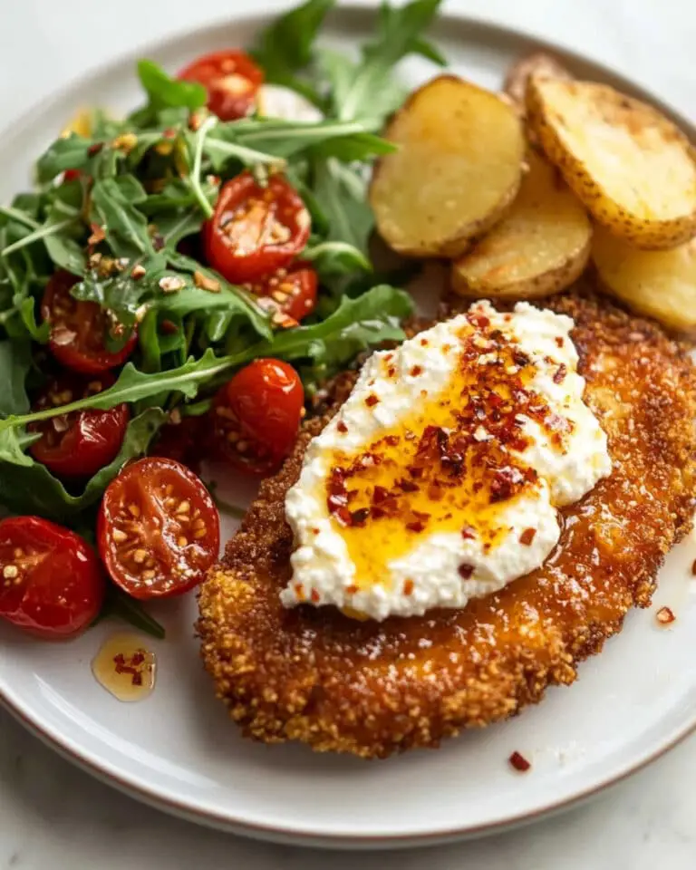 Crispy Hot Honey Feta Chicken Recipe