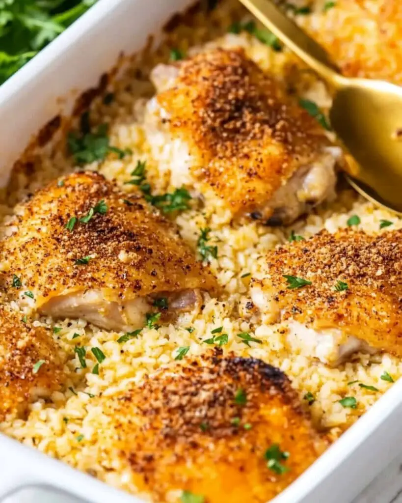 Best Baked Chicken and Rice Casserole Recipe