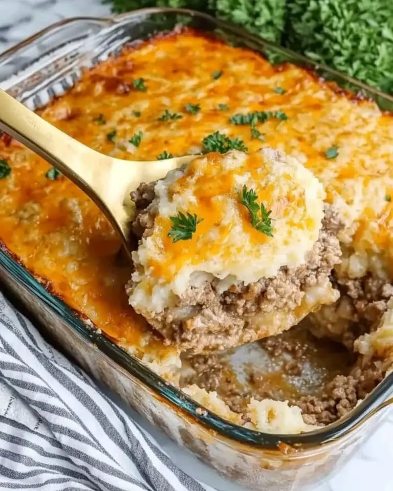 Cheddar Bay Ground Beef Cobbler Recipe