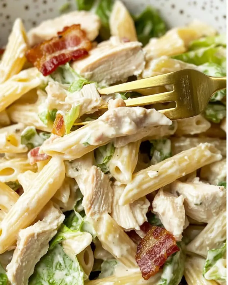 Chicken Caesar Pasta Salad Recipe