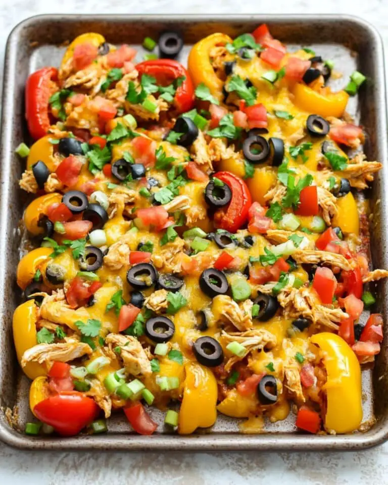 Chicken Healthy Nachos on Mini Bell Peppers Recipe