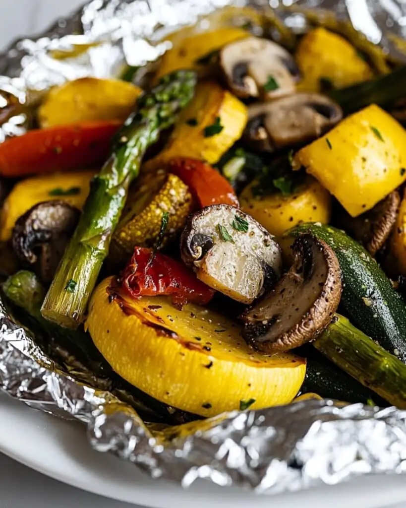Chicken Sausage and Vegetable Foil Packet Dinner Recipe