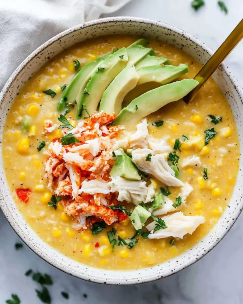Chilled Corn and Crab Soup Recipe