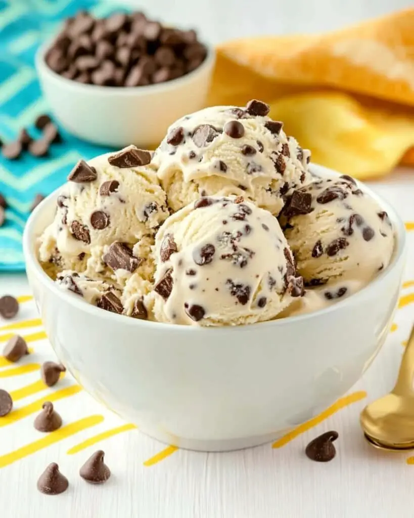 Chocolate Chip Cookie Dough Ice Cream Recipe