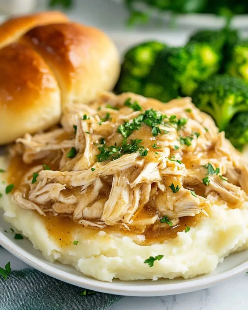 Crockpot Chicken & Gravy Recipe