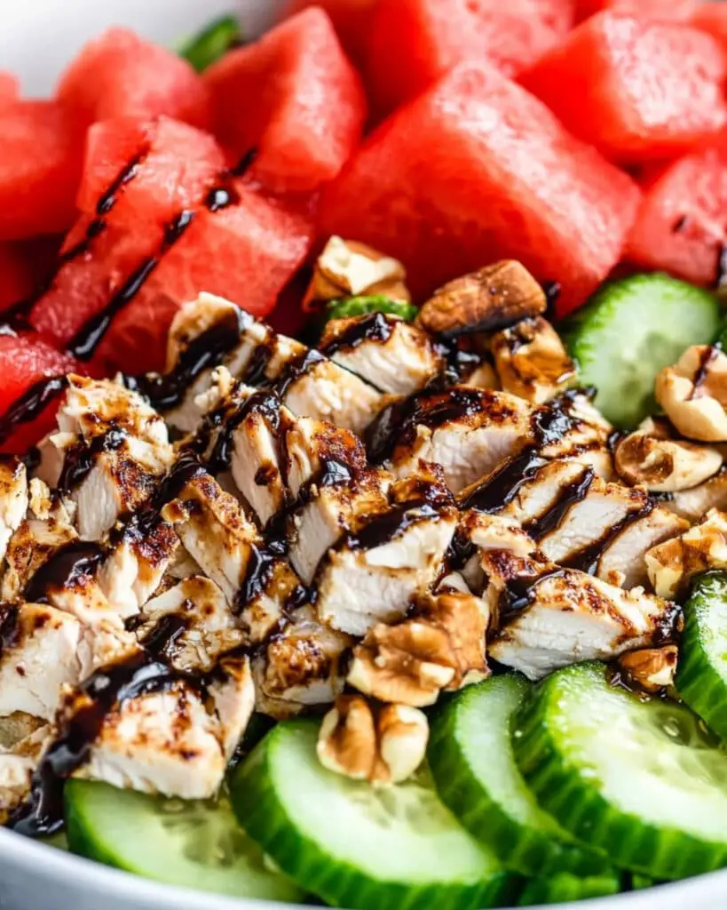 Watermelon Chicken Salad Recipe