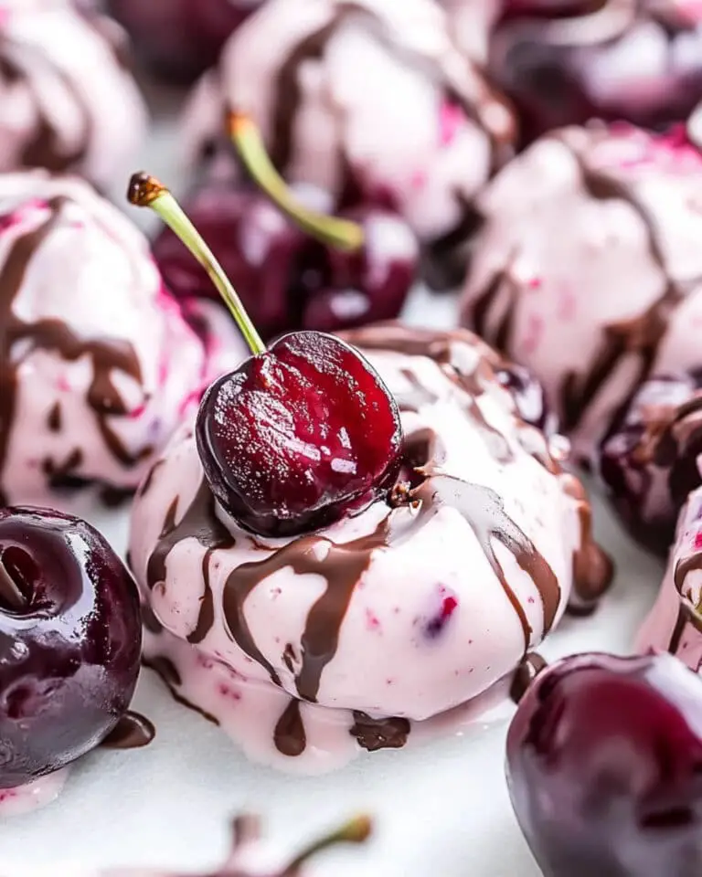 Frozen Cherry Yogurt Clusters Recipe