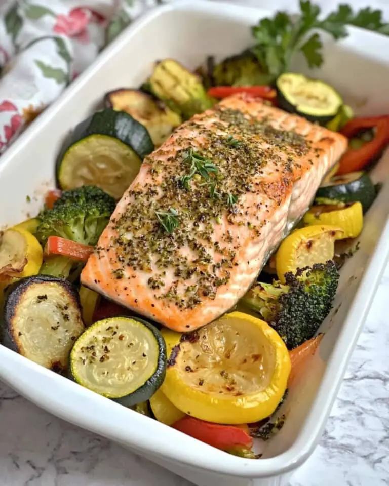 Lemon Herb Sheet Pan Salmon Recipe