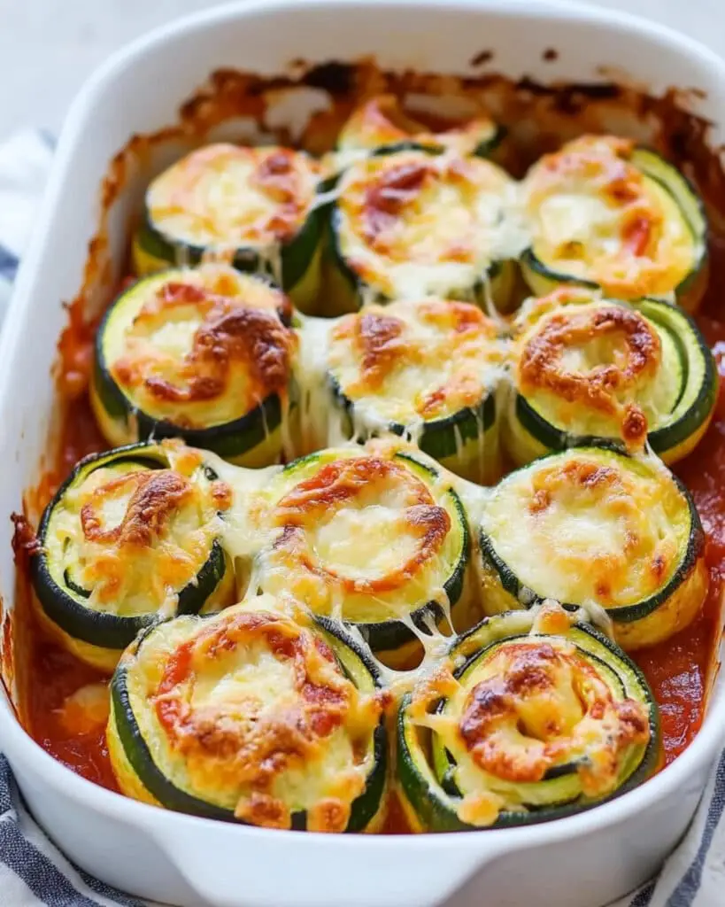 Low-Carb Zucchini Lasagna Roll-Ups Recipe