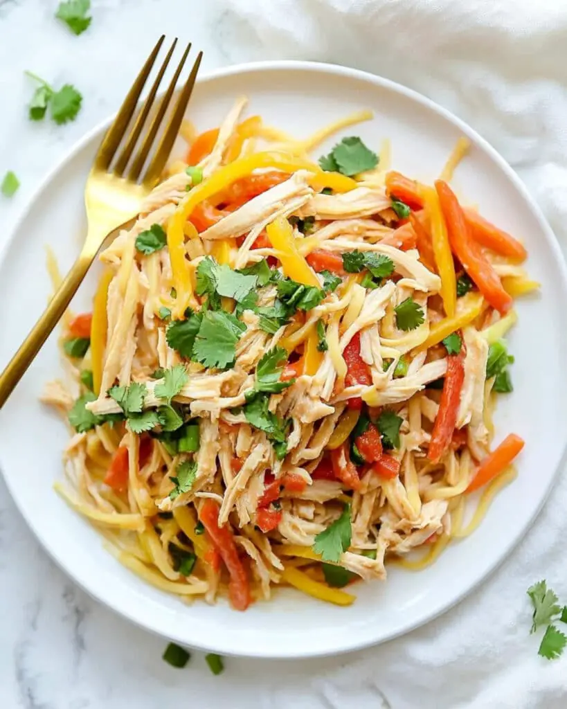 Peanut Noodles With Chicken Recipe