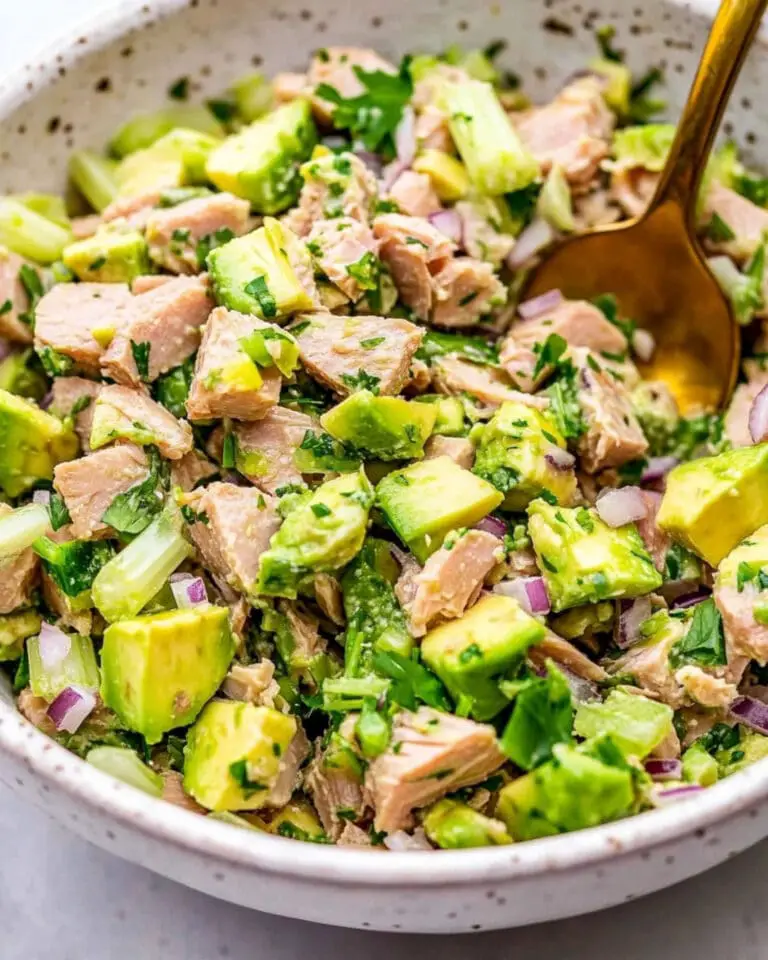 Simple Avocado Tuna Salad Recipe
