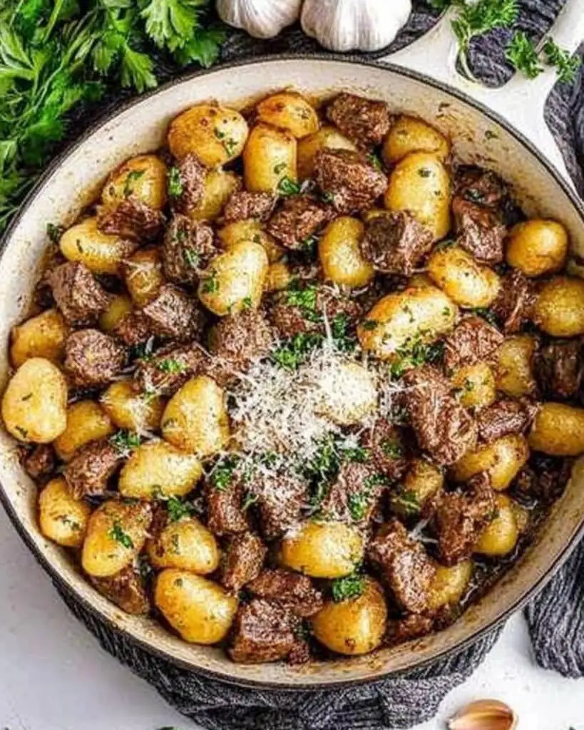 Steak Bites and Gnocchi Recipe