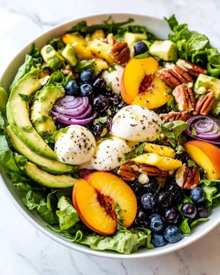 Summer Peach Salad Recipe