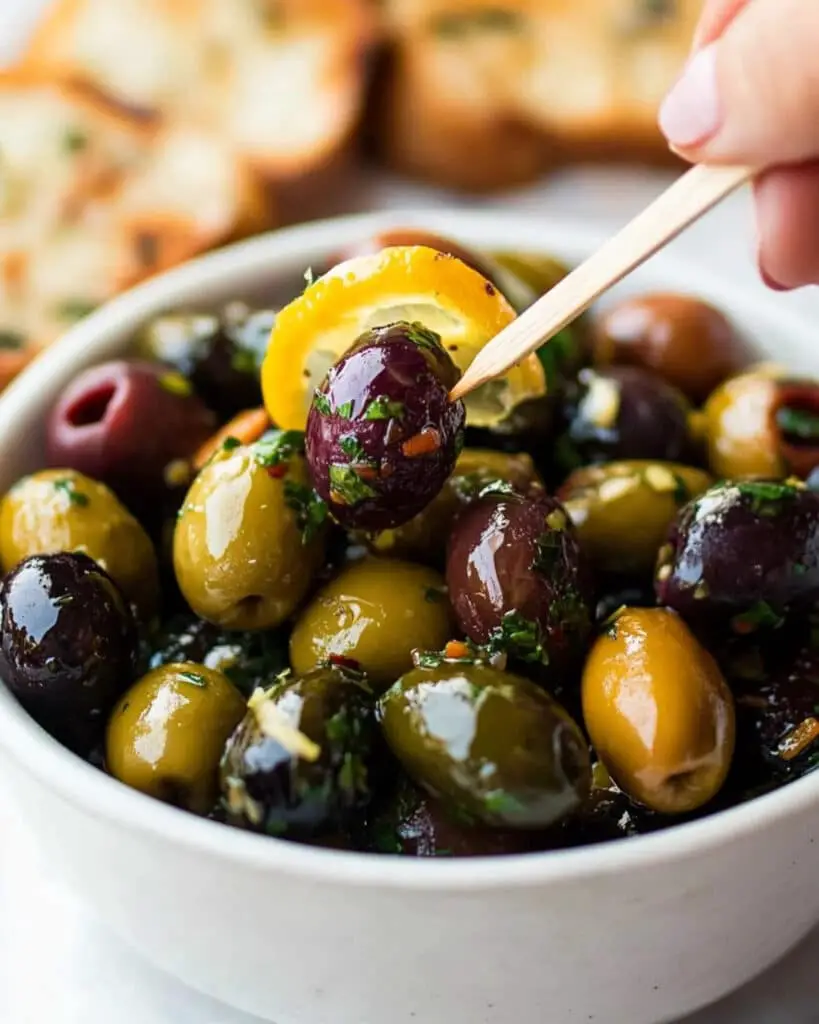 The Most Delicious Marinated Olives Recipe