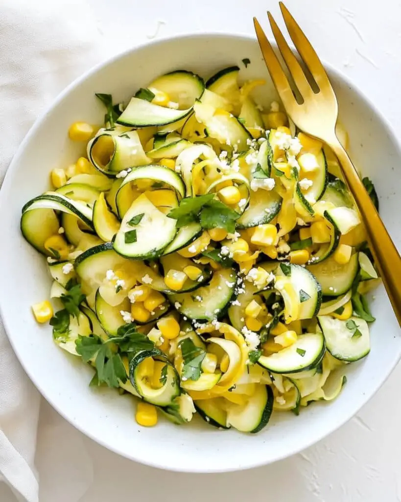 Zucchini and Fresh Corn Salad Recipe