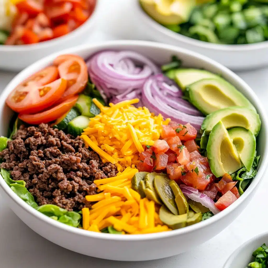 Loaded Burger Bowl Recipe - Recipe Image