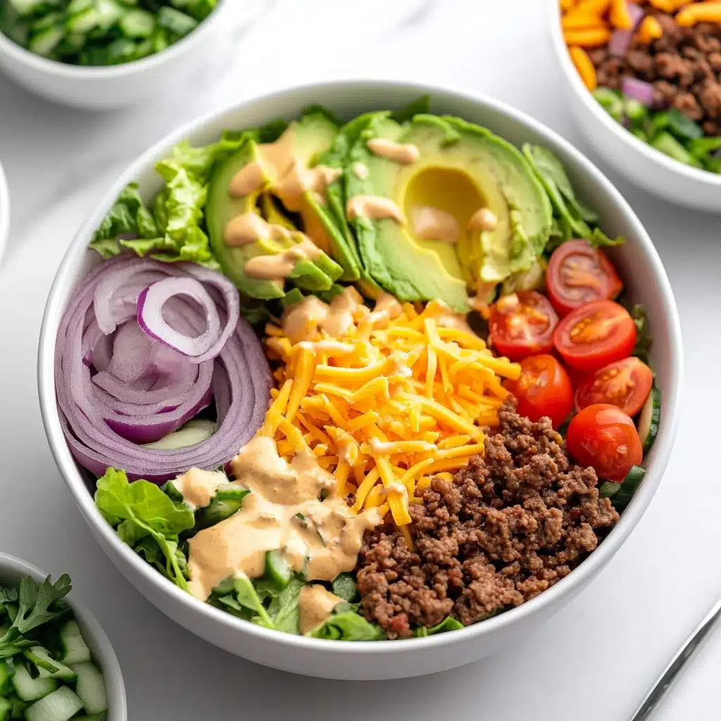 Loaded Burger Bowl Recipe - Recipe Image