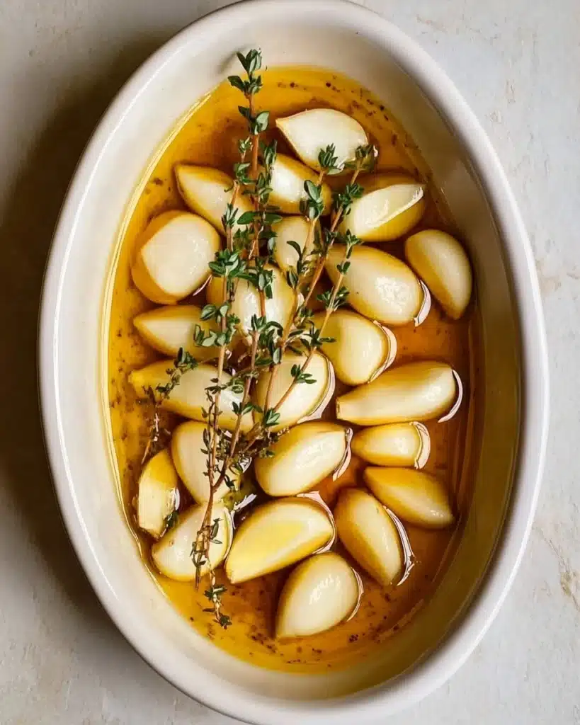 Golden Garlic Confit Recipe