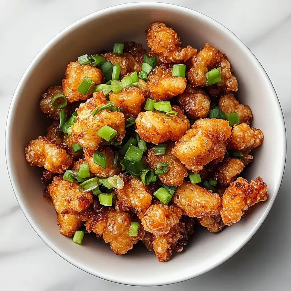 High Protein Korean Popcorn Chicken Recipe - Recipe Image