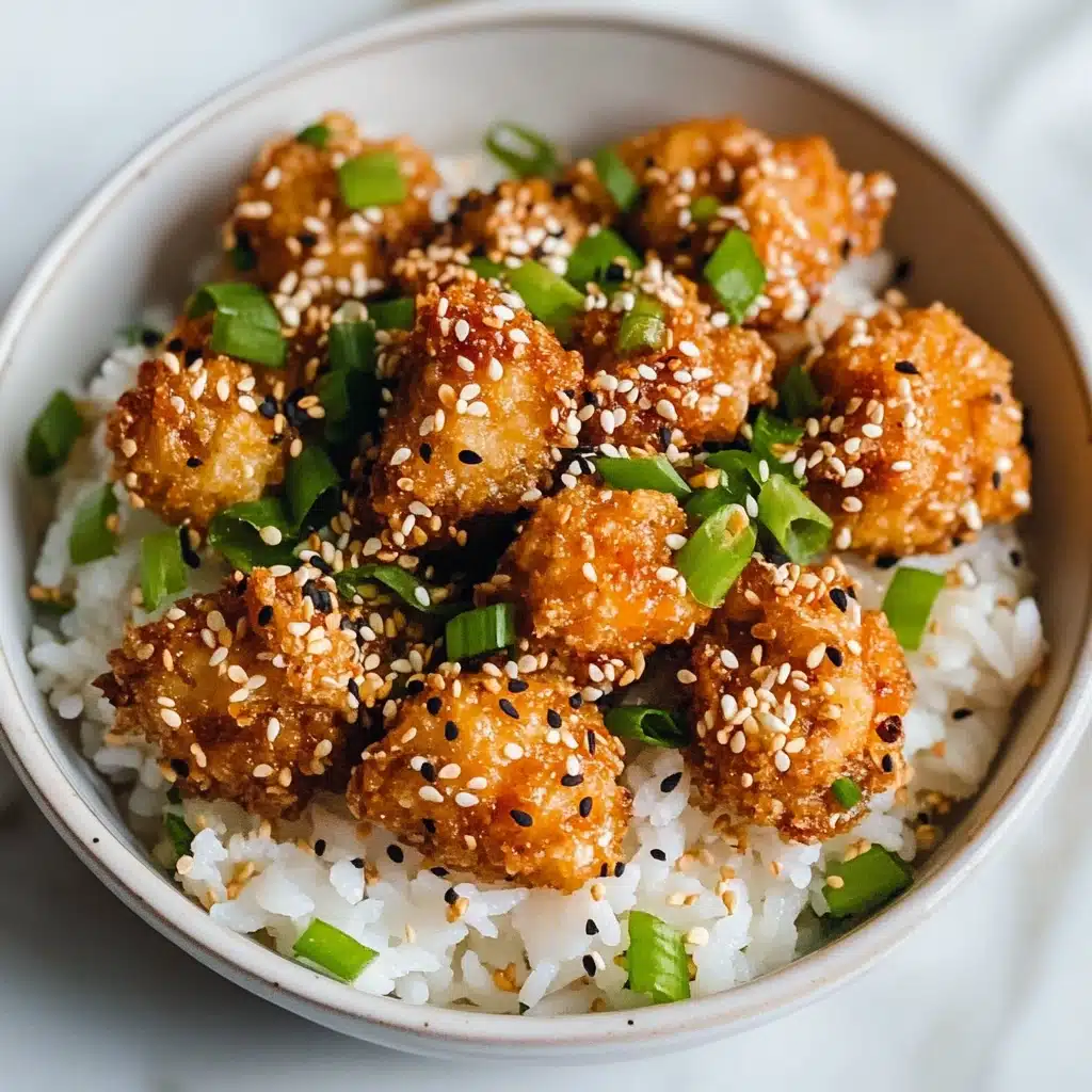 High Protein Korean Popcorn Chicken Recipe - Recipe Image